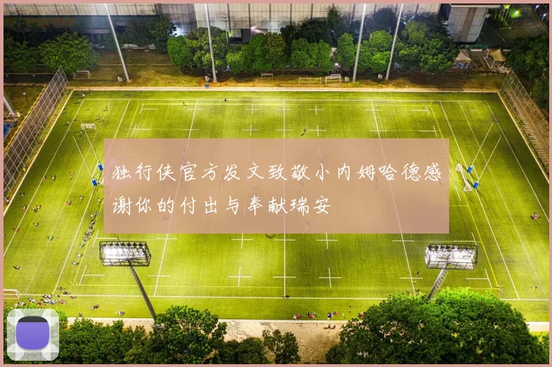独行侠官方发文致敬小内姆哈德感谢你的付出与奉献瑞安